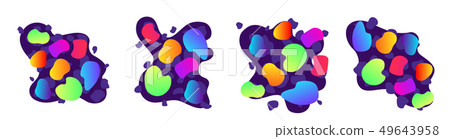 Creative illustration of modern fluid organic Creative illustration of modern fluid organic 49643958