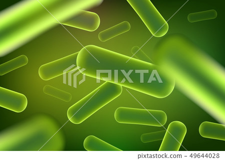 Creative illustration of probiotics bacteria 49644028
