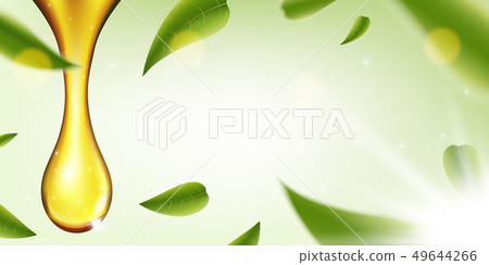 Creative illustration of realistic olive fuel 49644266