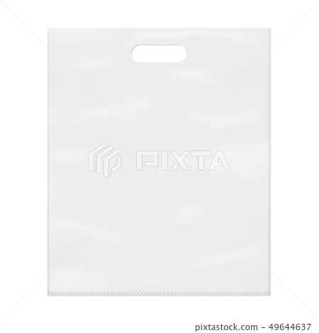 Creative illustration of empty blank white plastic 49644637