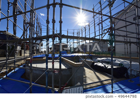 住房建築腳手架 住房建築腳手架 49644798