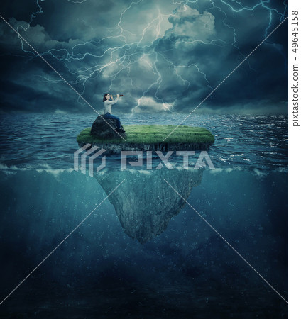 lost in the ocean 49645158