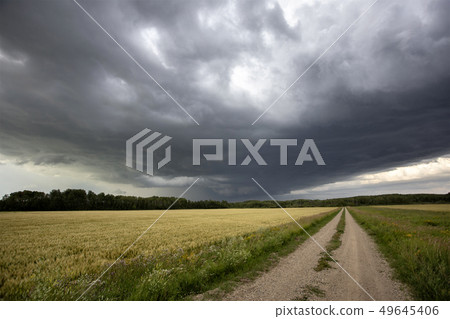 Prairie Storm Clouds Canada 49645406