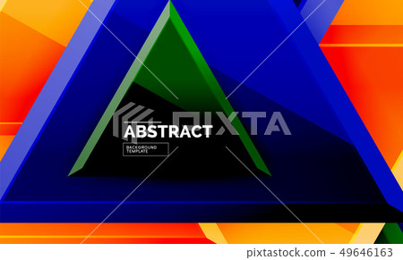 Tech futuristic geometric 3d shapes, minimal Tech futuristic geometric 3d shapes, minimal 49646163