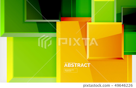 Square abstract background, glossy geometric Square abstract background, glossy geometric 49646226