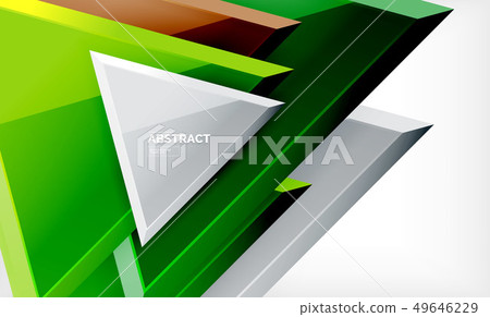 Triangular low poly background design, Triangular low poly background design, 49646229