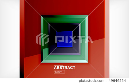 Geometric abstract background, modern square Geometric abstract background, modern square 49646234
