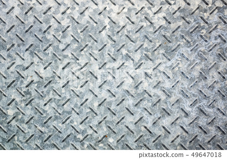 metal diamond plate in gray color 49647018