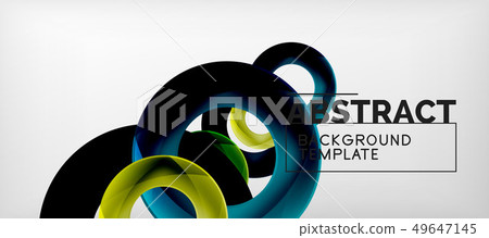 Vector circles abstract background Vector circles abstract background 49647145