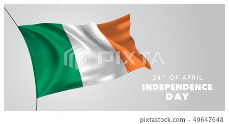 Ireland happy independence day greeting card, banner, horizontal vector illustration Ireland happy independence day greeting card, banner, horizontal vector illustration 49647648