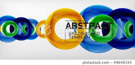 Vector rings abstract background Vector rings abstract background 49648193