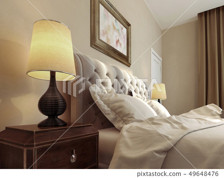 Bedroom avant-garde style 49648476
