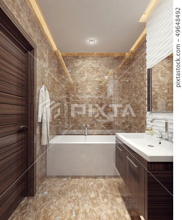Bathroom minimalism style 49648492