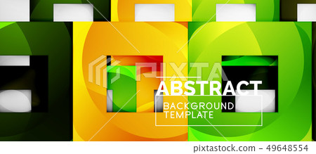 Abstract geometric background. Glossy square Abstract geometric background. Glossy square 49648554