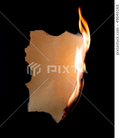 burning paper 49649168