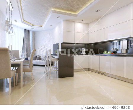 Kitchen neoclassical style 49649268
