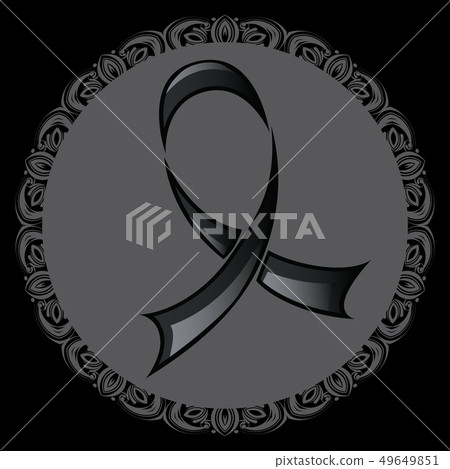 Black Ribbon Background Black Ribbon Background 49649851