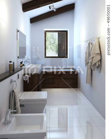 Bathroom in modern style 49650001