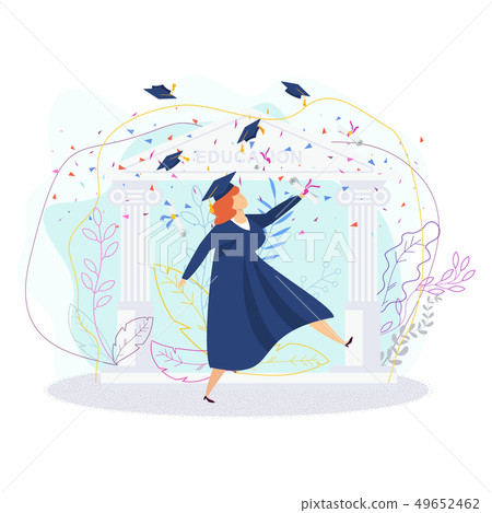 Graduating students. Group of fun people. Boys and girls are happy. Graduating students. Group of fun people. Boys and girls are happy. 49652462