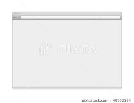 Creative illustration of open internet browser isolated on background. Art design window, frame Creative illustration of open internet browser isolated on background. Art design window, frame 49652554