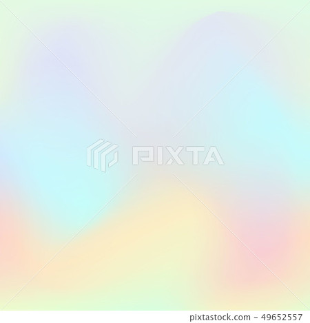 Creative illustration of trendy pastel holographic background set. Art design for cover, brochure 49652557