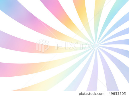 彩虹放射狀背景 49653305