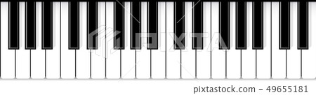 Creative illustration of piano keys. Art design jazz live concert music background. Abstract concept Creative illustration of piano keys. Art design jazz live concert music background. Abstract concept 49655181