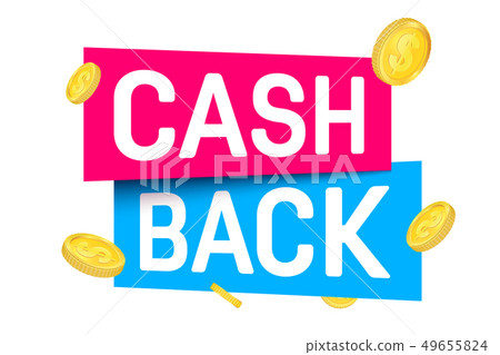 Creative illustration of cash back, cashback return, money refund tag isolated on background. Art Creative illustration of cash back, cashback return, money refund tag isolated on background. Art 49655824