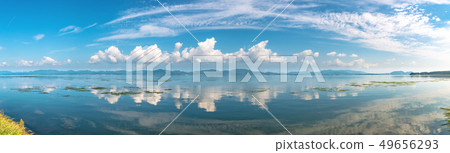 Landscape of Lake Shinji Landscape of Lake Shinji 49656293