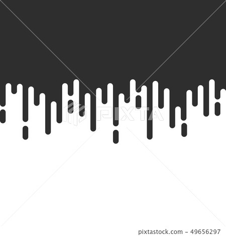 Creative illustration of black and white halftone transition seamless pattern background. Art design 49656297