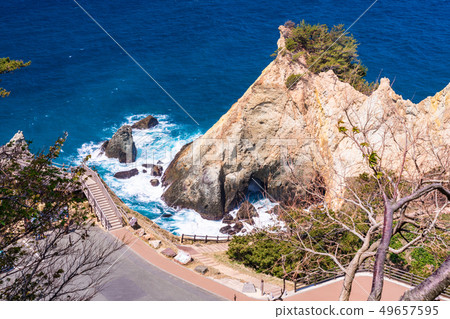 （靜岡縣）西伊豆小金崎公園馬岩 49657595