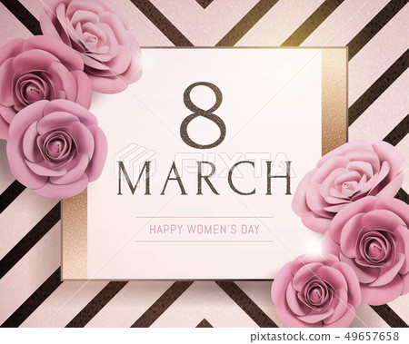 March 8 Happy women's day 49657658