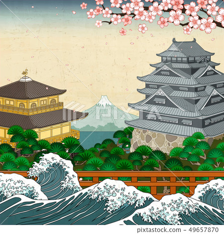 Japanese historical landmarks Japanese historical landmarks 49657870