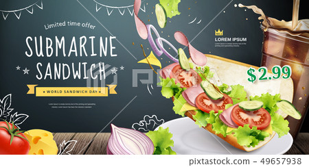 Submarine sandwich ads Submarine sandwich ads 49657938