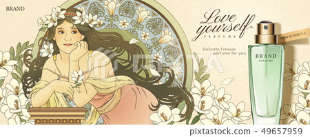 Freesia perfume ads 49657959