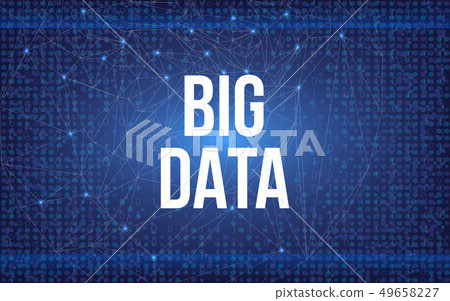 Creative illustration of BIG DATA analysis of Information. Science and technology background. Web Creative illustration of BIG DATA analysis of Information. Science and technology background. Web 49658227