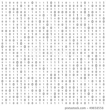 Creative illustration of stream of binary code.... - Stock Illustration ...