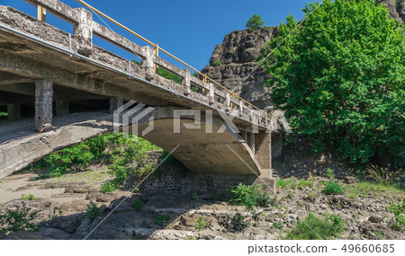 Bridge over Veneticos river in Greece Bridge over Veneticos river in Greece 49660685