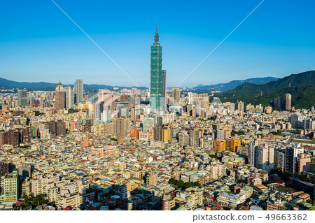 Beautiful architecture building taipei city 49663362