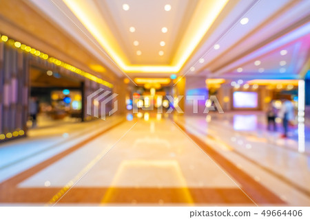 Abstract blur and defocused shopping mall of department store Abstract blur and defocused shopping mall of department store 49664406