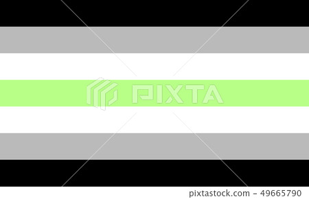 Agender Pride Flag One Of The Sexual Minority Of Stock Illustration