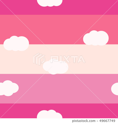 Clouds bright colors seamless pattern vector 49667749