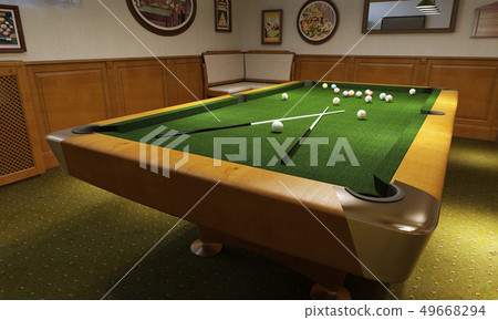 Billiard room modern style 49668294