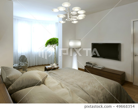 Bedroom Contemporary interior 49668354