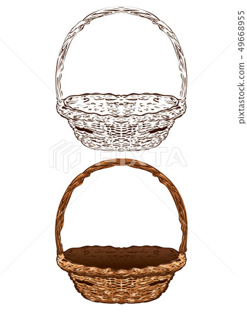 .Wicker Basket 49668955