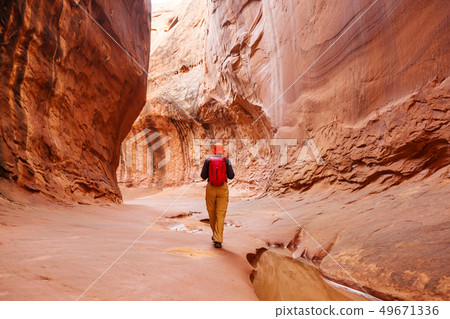 Slot canyon Slot canyon 49671336