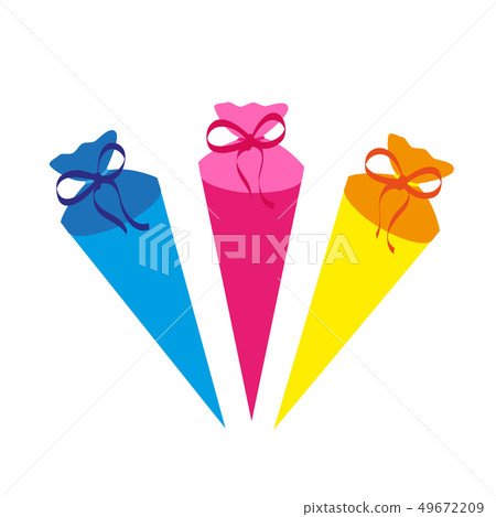 colorful candy cone for school enrollment colorful candy cone for school enrollment 49672209