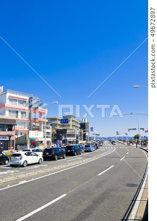 [神奈川縣]江之島的城市景觀 49672897