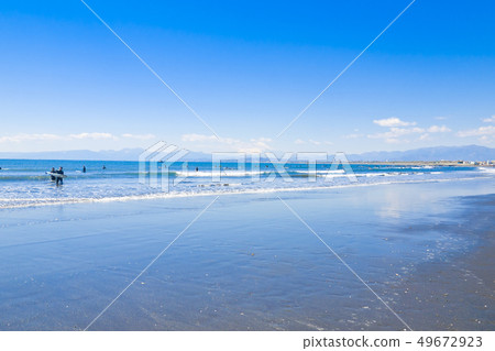 [Kanagawa] Enoshima Sea and sandy beach 49672923