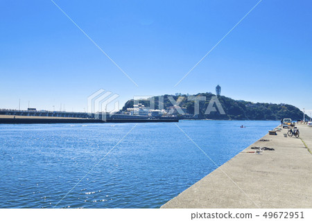 [Kanagawa] Enoshima Sea and Sea Candle 49672951